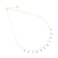 Halskette Maman et Sophie Dame Drops in Gelbgold Zaffiro GCDRP11ZA - GCDRP11ZA